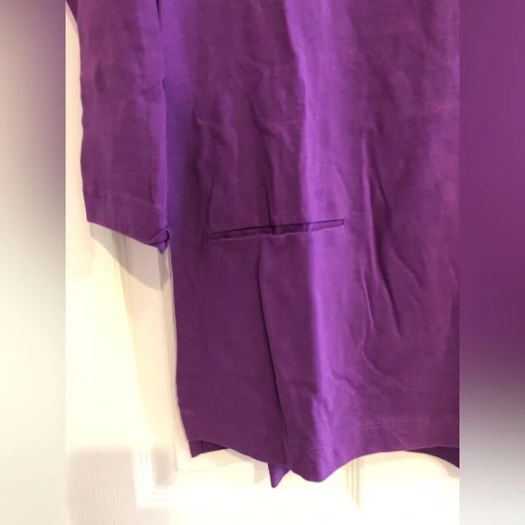 Lands’ End Women’s Round Neck Shirt, Size Medium - Picture 4 of 7